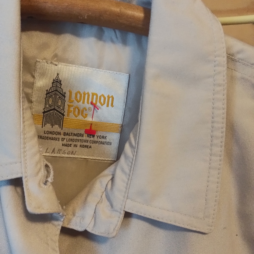 London fog jacket.